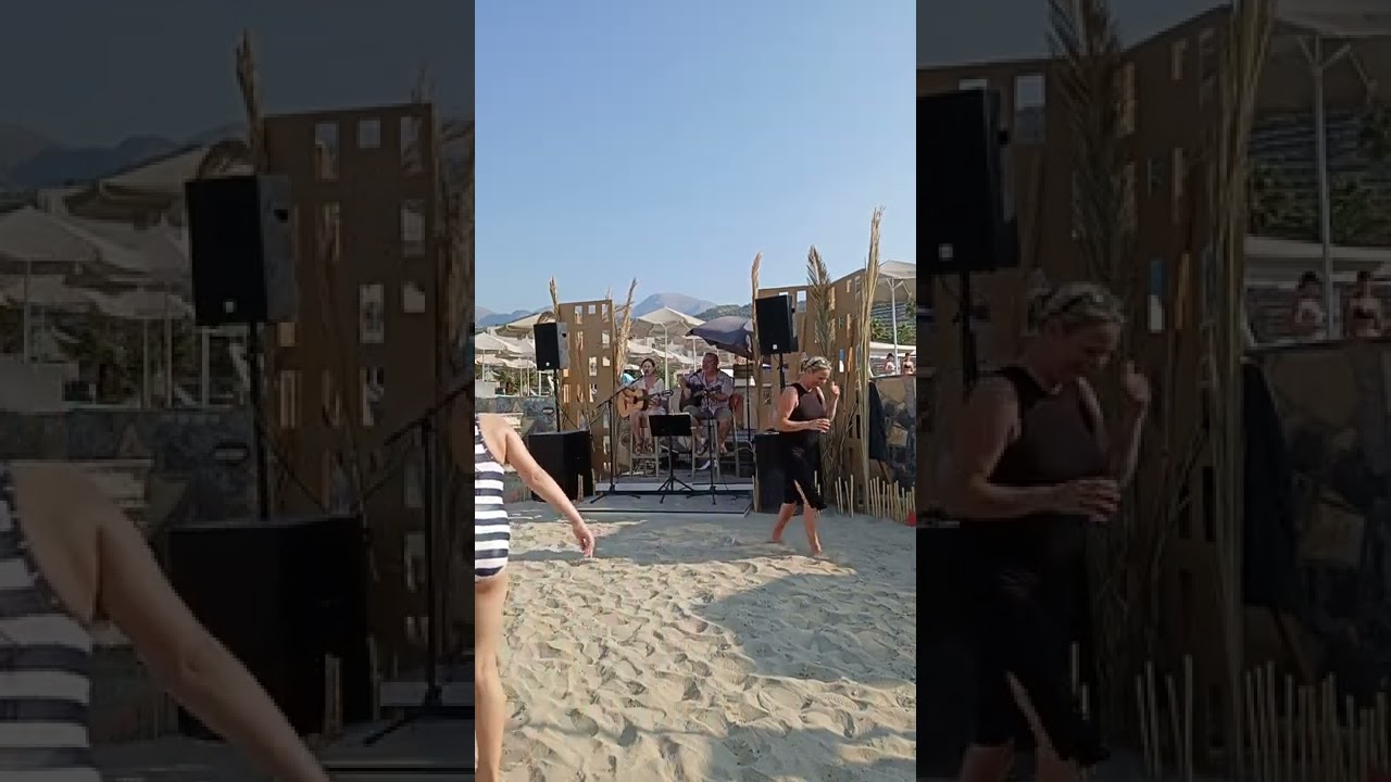 TARA & STEN at the beach , Crete Mochlos
