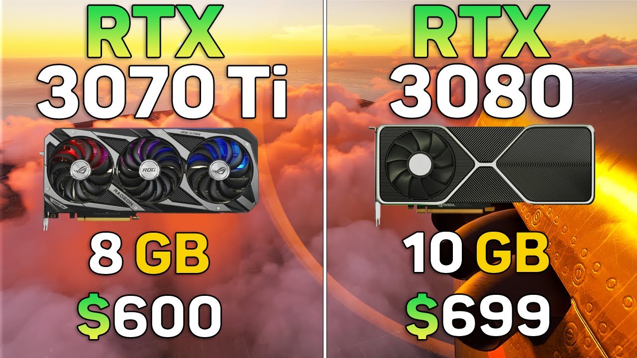 RTX 3070 Ti vs RTX 3080 - 10 Games Test | 2K \ 1440p