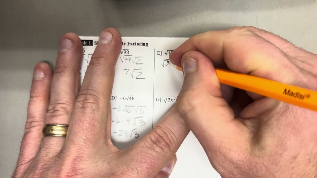 Algebra 2 Unit 7 Day 2