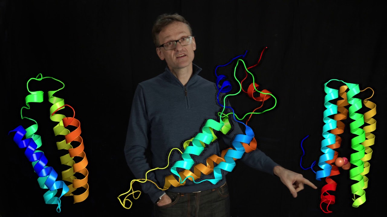 Lecture 07, concept 18: Four-helix bundles - examples of simple alpha helix structures