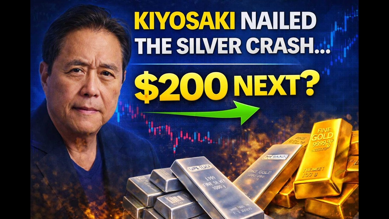 Robert Kiyosaki Nailed the Silver Crash… $200 Next?