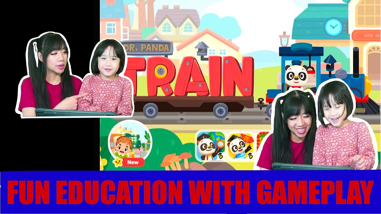 Dr. Panda's Train gameplay | Part of the Dr. Panda Big Fun Pack | Be a train driver for a day
