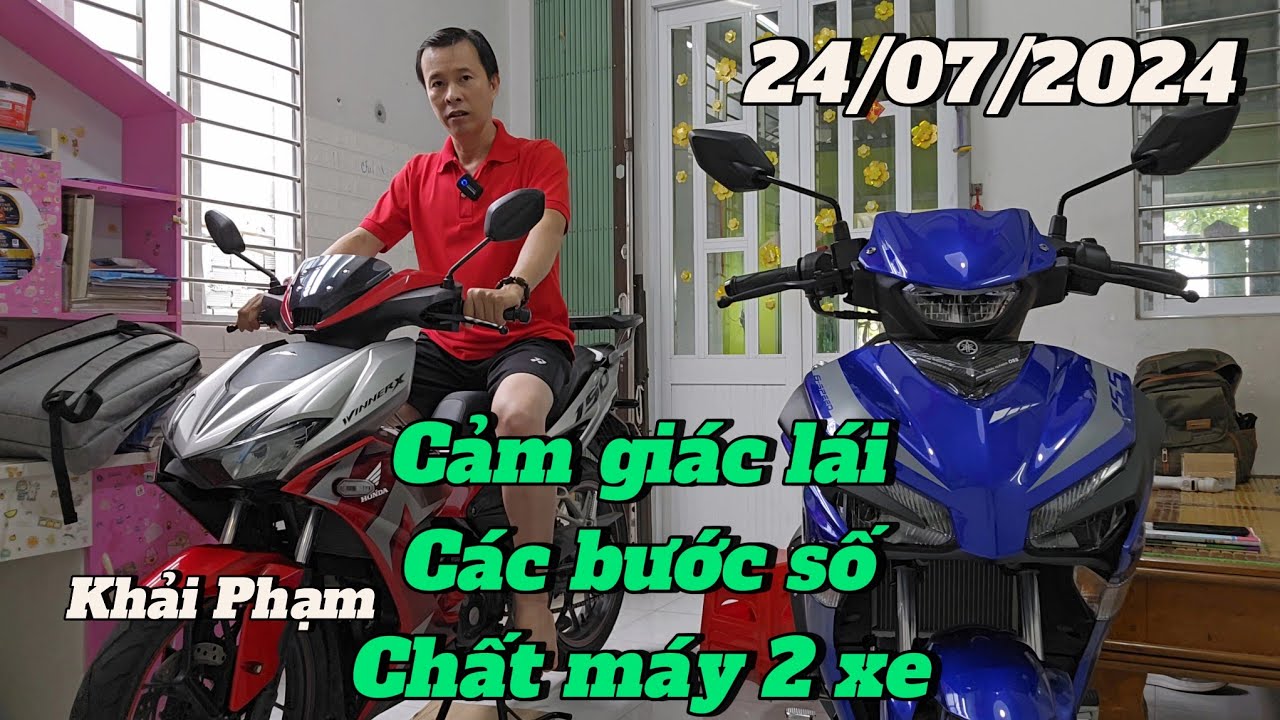 Winner X và Exciter 155: Cảm giác lái, Các bước số, Chất máy của 02 xe. Khải Phạm