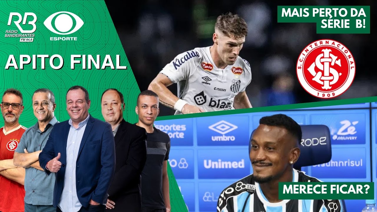 SANTOS VENCE E DEIXA INTER PERTO DO REBAIXAMENTO! |GR&Ecirc;MIO FICA COM EDEN&Iacute;LSON!|Apito Final (17/11/25)