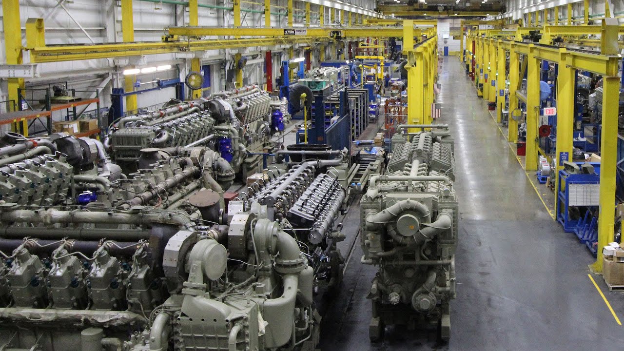 Wabtec Marine Diesel Engines   Grove City Factory Tour