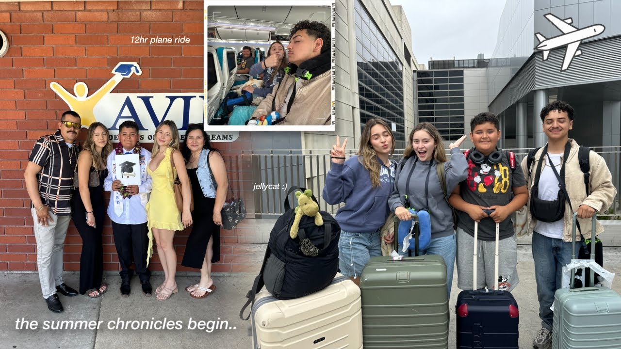 my little brother graduated so we flew to france... (summer trip)