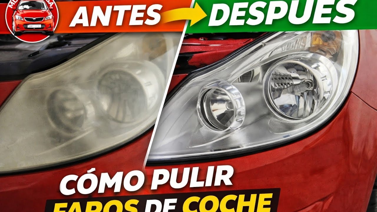 Como pulir faros de coche para pasar la itv 👍🏻