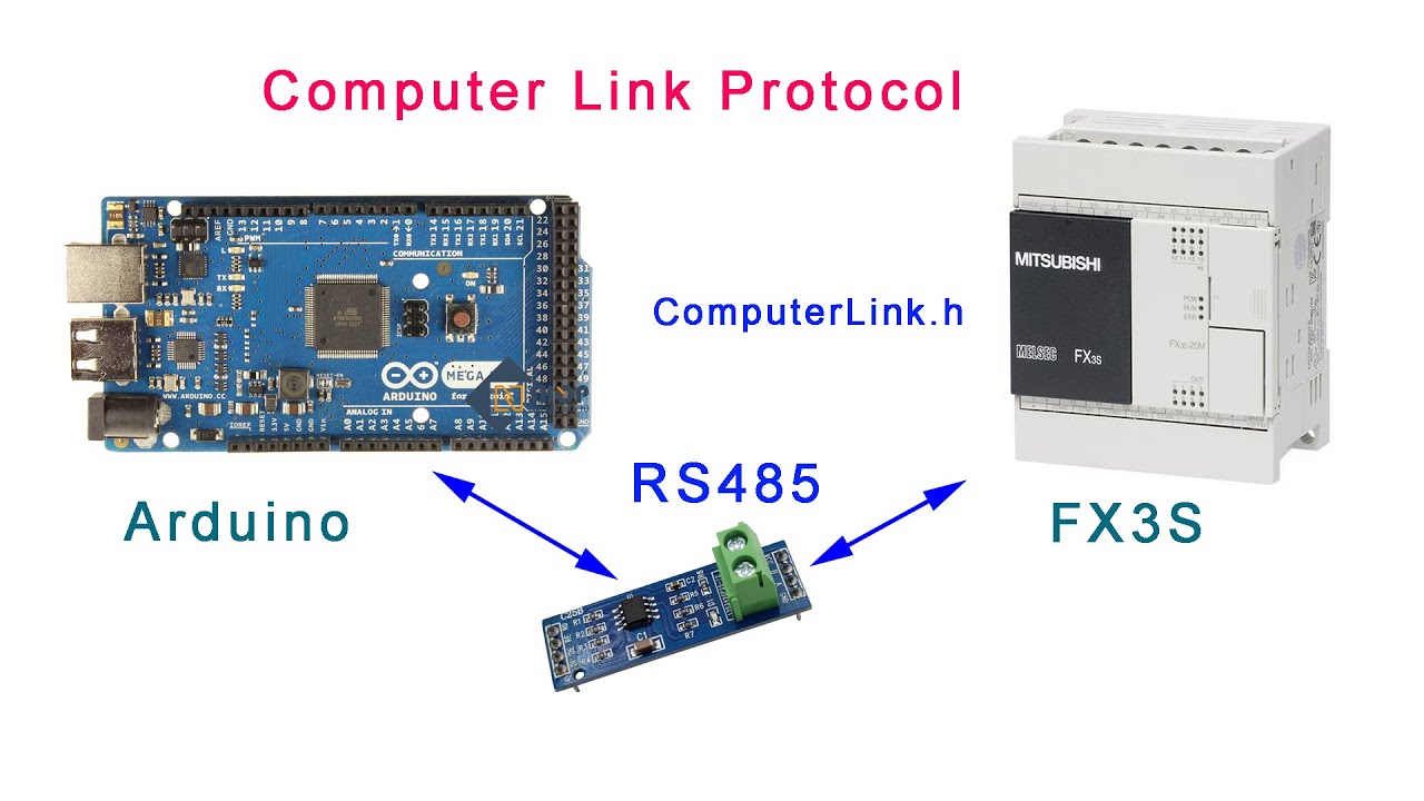 Giao tiếp Arduino với PLC FX3S bằng giao thức ComputerLink qua RS485 | HTT Offical