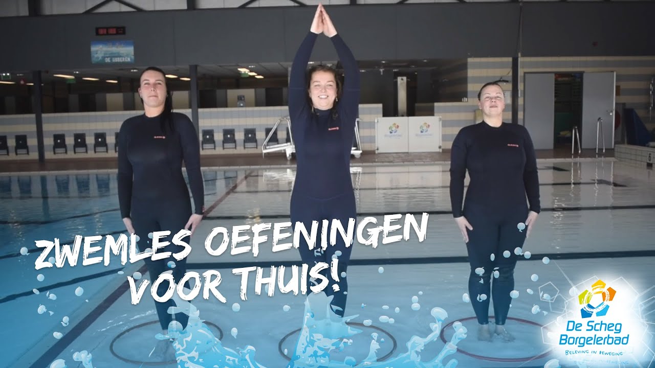 Zwemles oefeningen voor thuis!