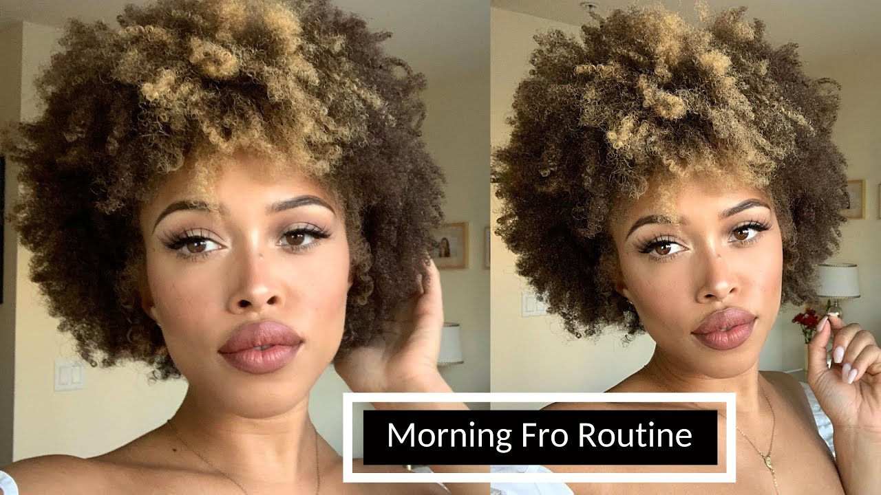 How to: Morning Fro Routine | LEESA