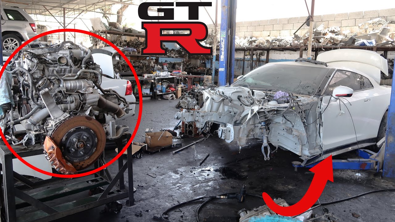 Rebuilding GTR '  How To Remove GTR - R-35  Engine