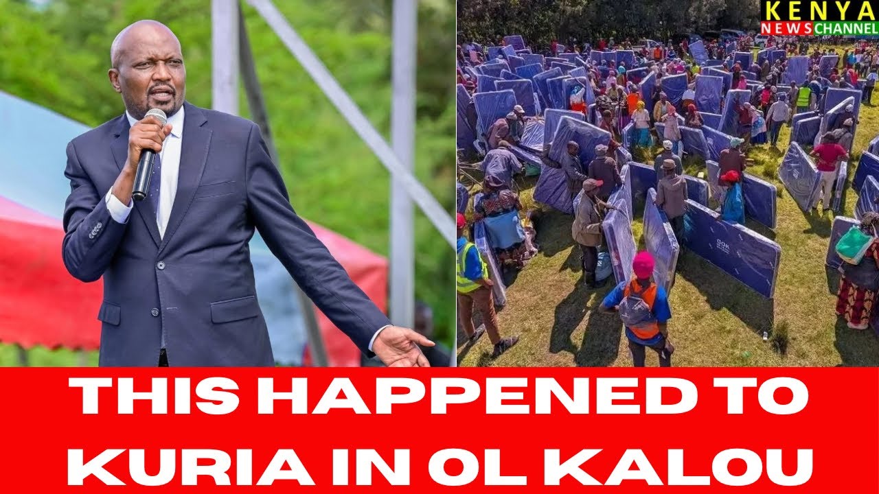 You will be SHOCKED by what Moses Kuria did in Ol Kalou 