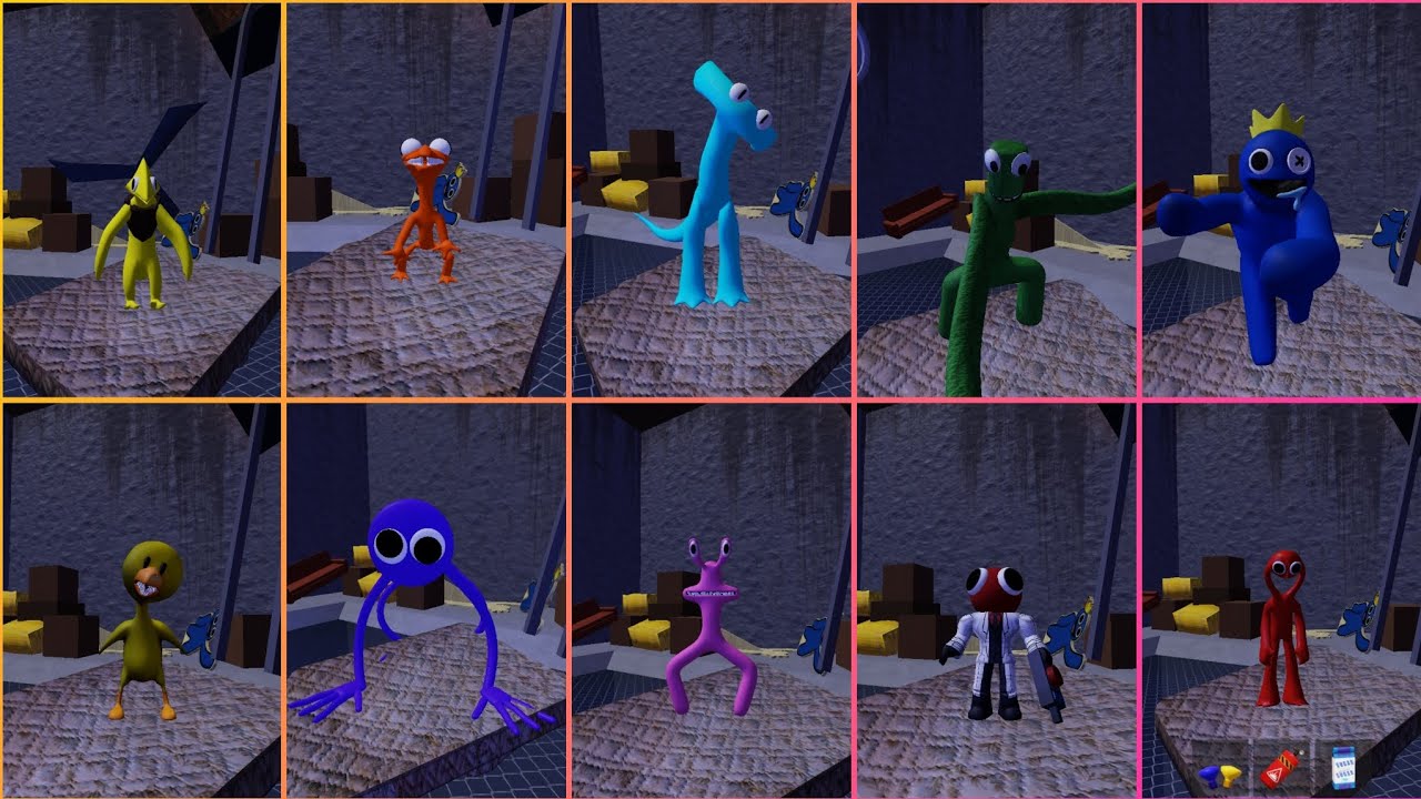 He Thought He Was Safe! I Became the Rainbow Friend to Catch Him!#rainbowfriends #roblox #horror 