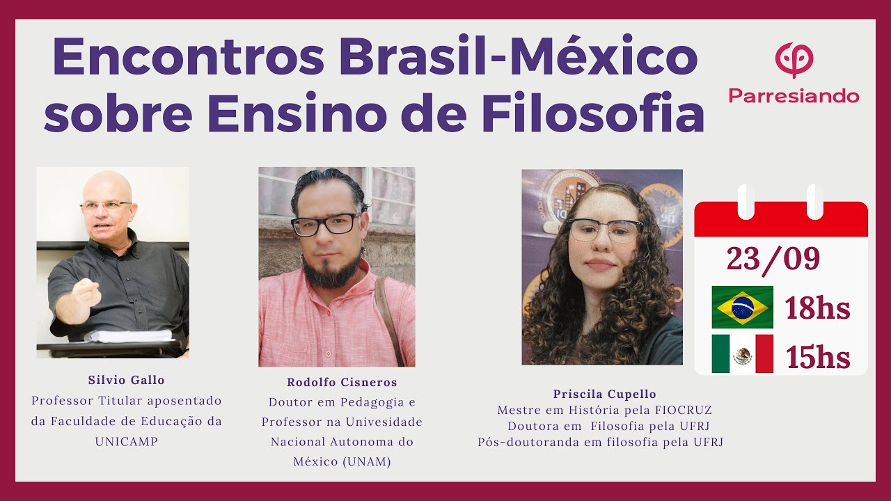 Encontros Brasil-México sobre Ensino de Filosofia - Silvio Gallo