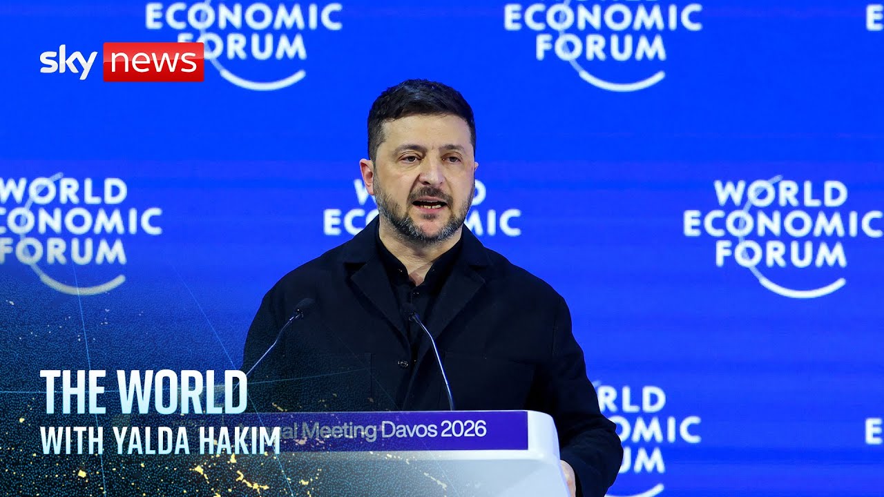 Davos: Zelenskyy accuses Europe of 'avoiding action' | The World with Yalda Hakim