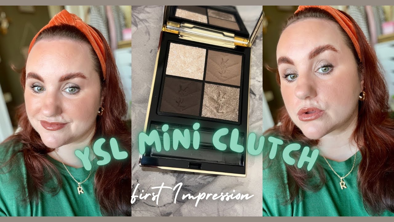 Makeup Over 40 GRWM 🌿 Yves Saint Laurent Mini Clutch Captivating Dunes 🌿