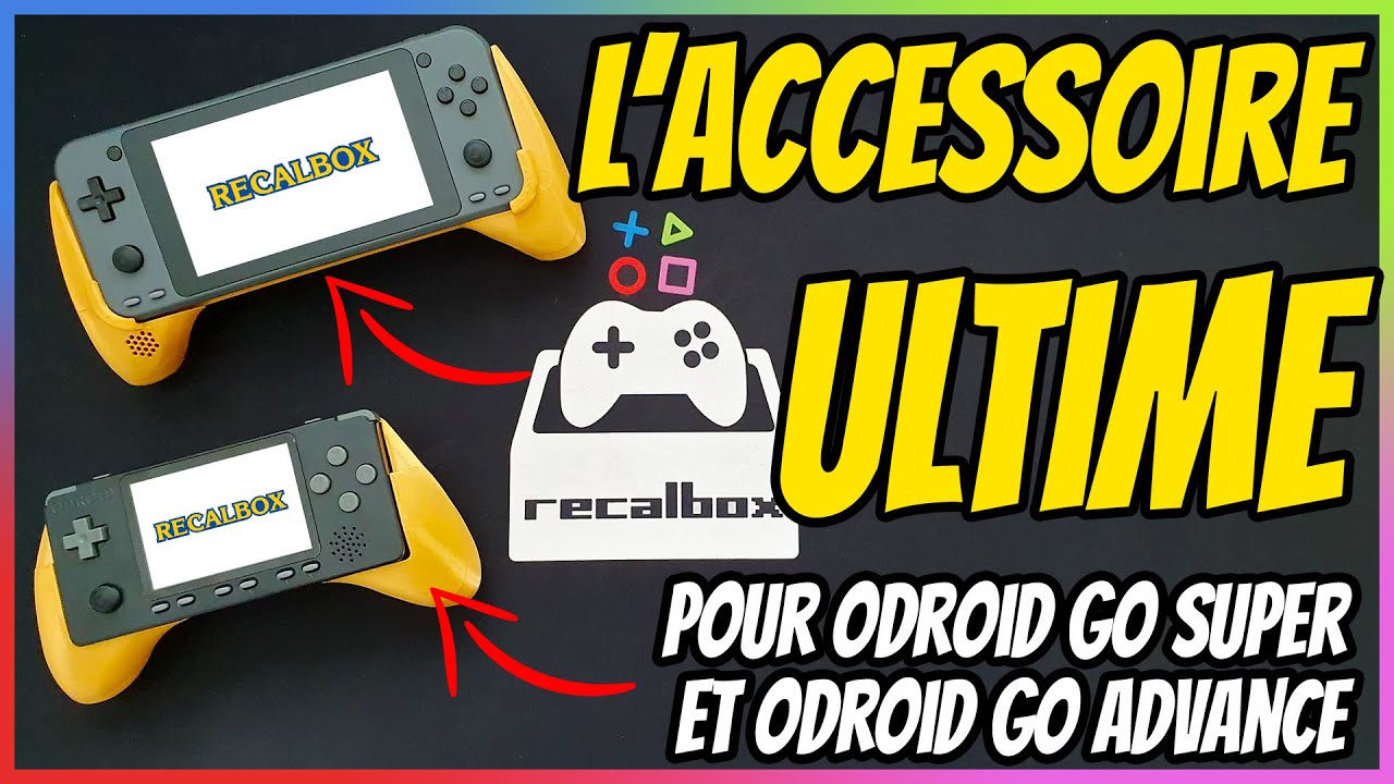 L'ACCESSOIRE RECALBOX ULTIME POUR ODROID GO ADVANCE / SUPER !!! (ET C'EST OFFERT !!)