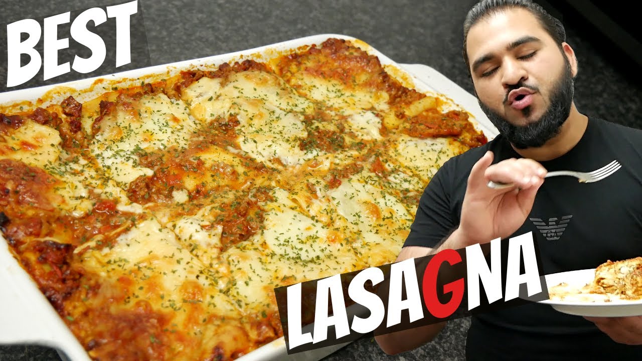 THE BEST LASAGNA RECIPE YOU'LL EVER MAKE!