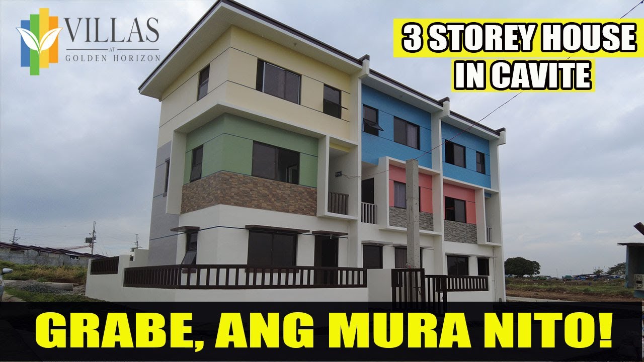 ANG MURA NITO 3 STOREY TOWNHOUSE IN CAVITE I For as low as 10K/MO lang Daniela Model Golden Horizon