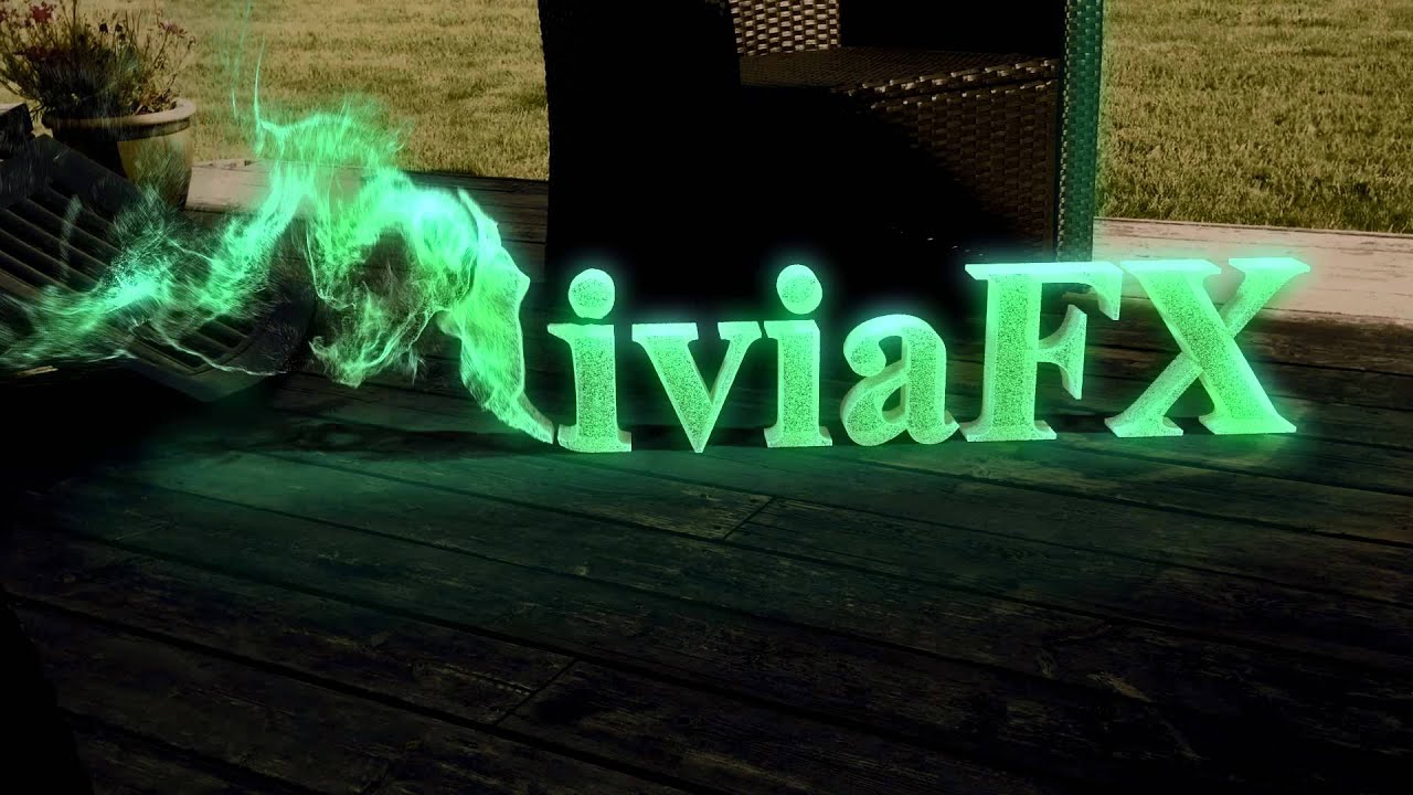 Krakatoa text dispersion with shadows( Matchmoved in Pftracker 2011 ). Created in 3DS MAX 2012