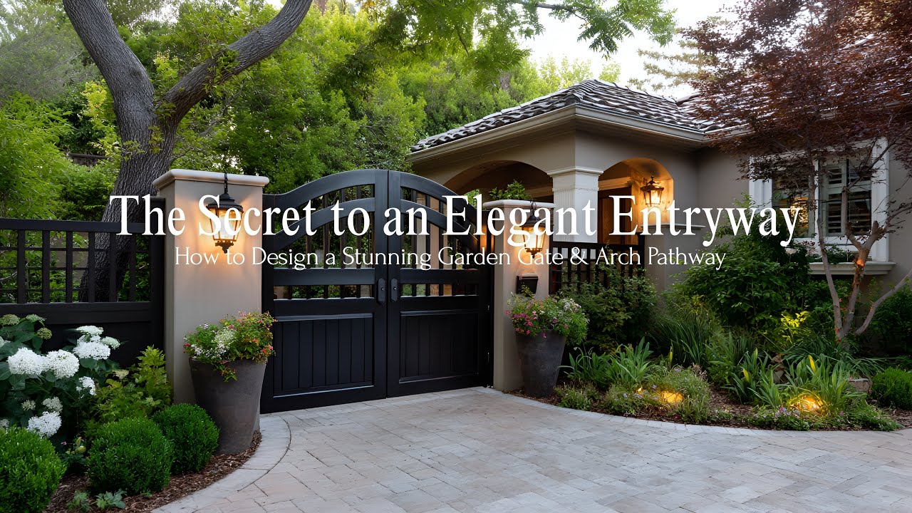 Элегантное преображение переднего двора | Представляем вашему вниманию сказочные садовые ворота и...
