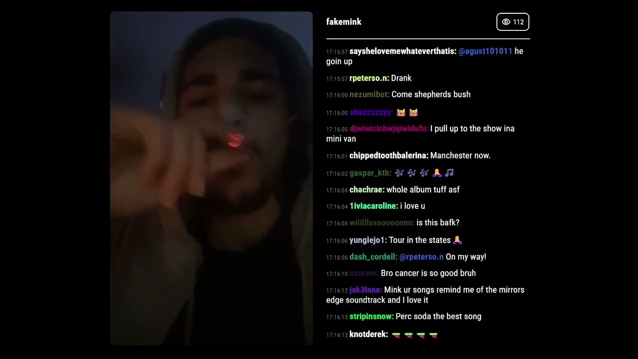 fakemink ig live 05/12/2024 bafk release day