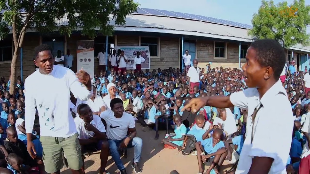 the massage to all students in gambela primary school in kakuma refugee camp 🙌