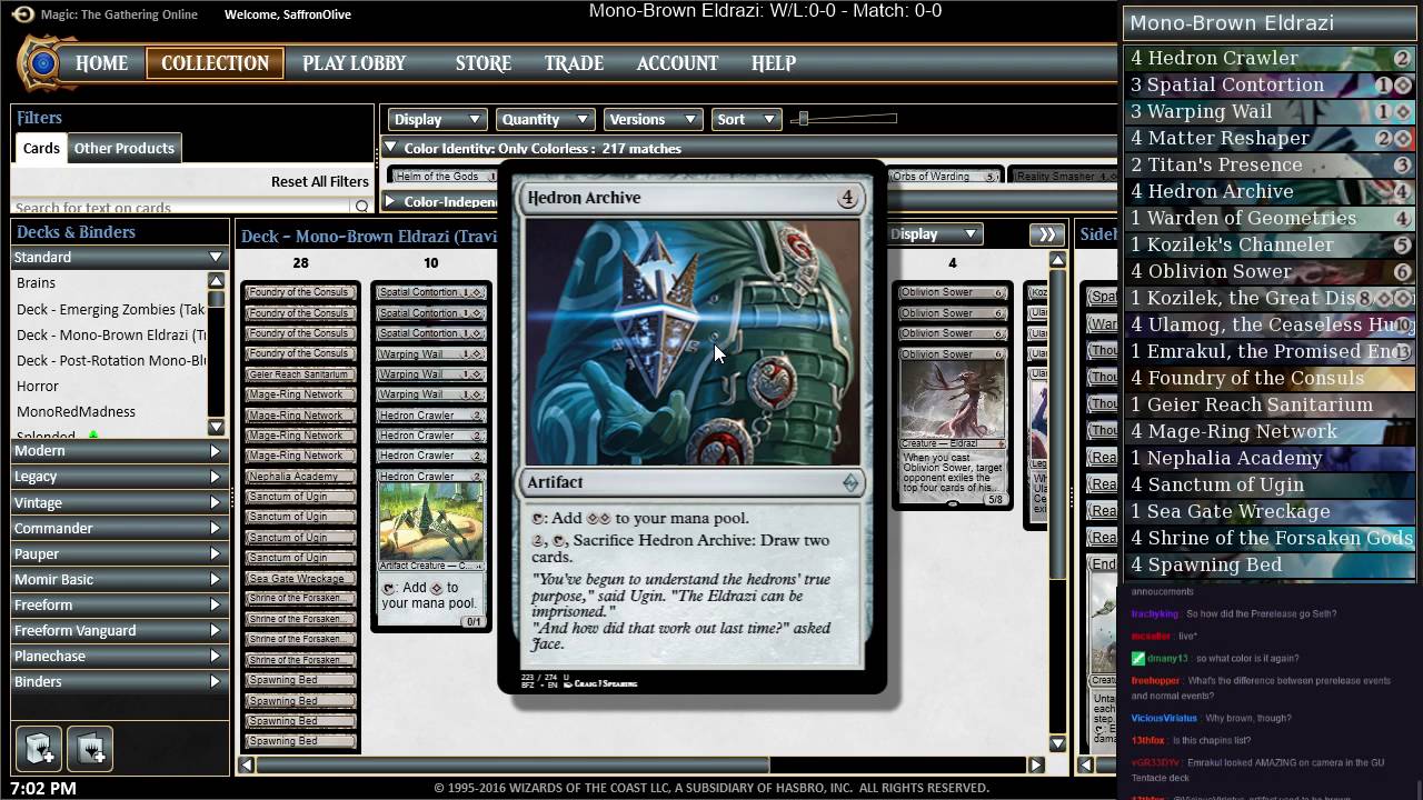 Mono-Brown Eldrazi in Standard!