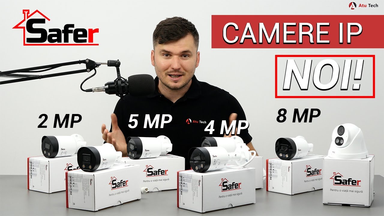 CUM VAD CELE MAI NOI CAMERE DE SUPRAVEGHERE FULL COLOR IP SAFER CU MICROFON SI DIFUZOR