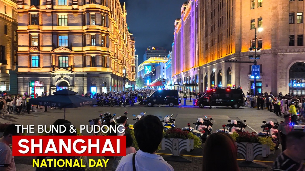 Can 1 Million People FIT in Shanghai's Bund on National Day?