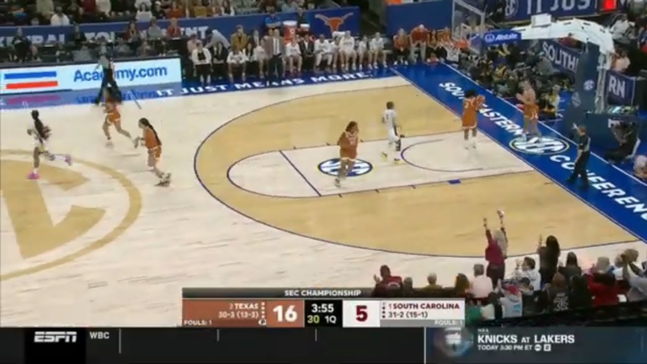 Texas vs South Carolina - Mar 8, 2026 | Finals SEC Championship