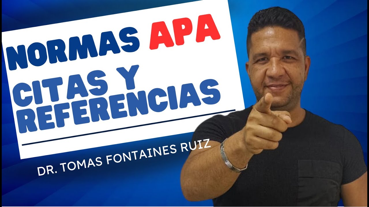 Normas APA  Como hacer las citas y referencias