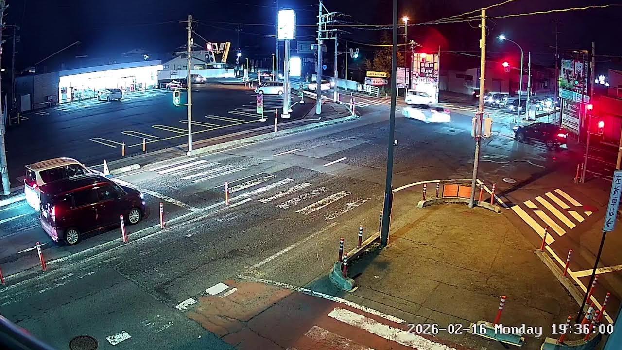 山形県山形市下条五叉路ライブカメラ Yamagata Yamagatashi Live camera.world.cam
