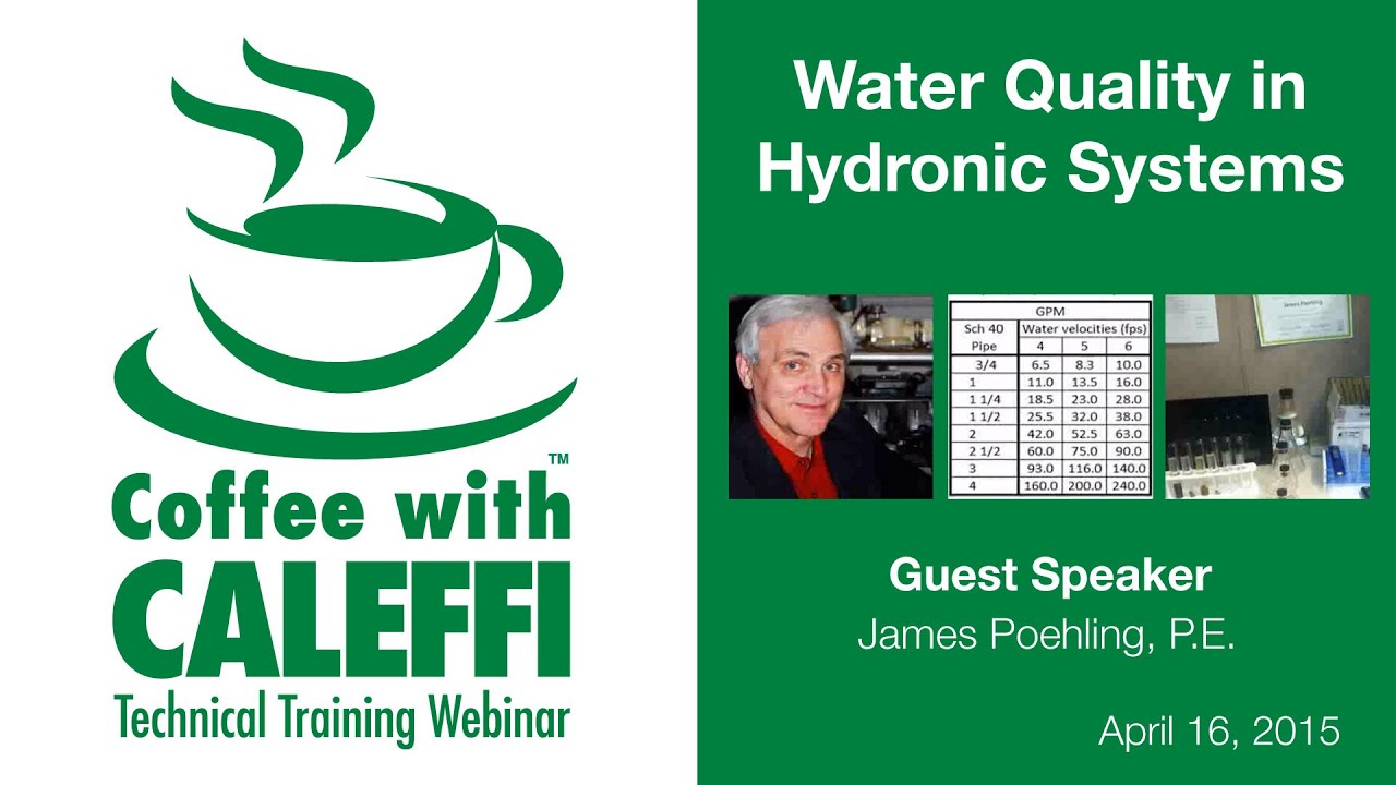Water Quality in Hydronic Systems