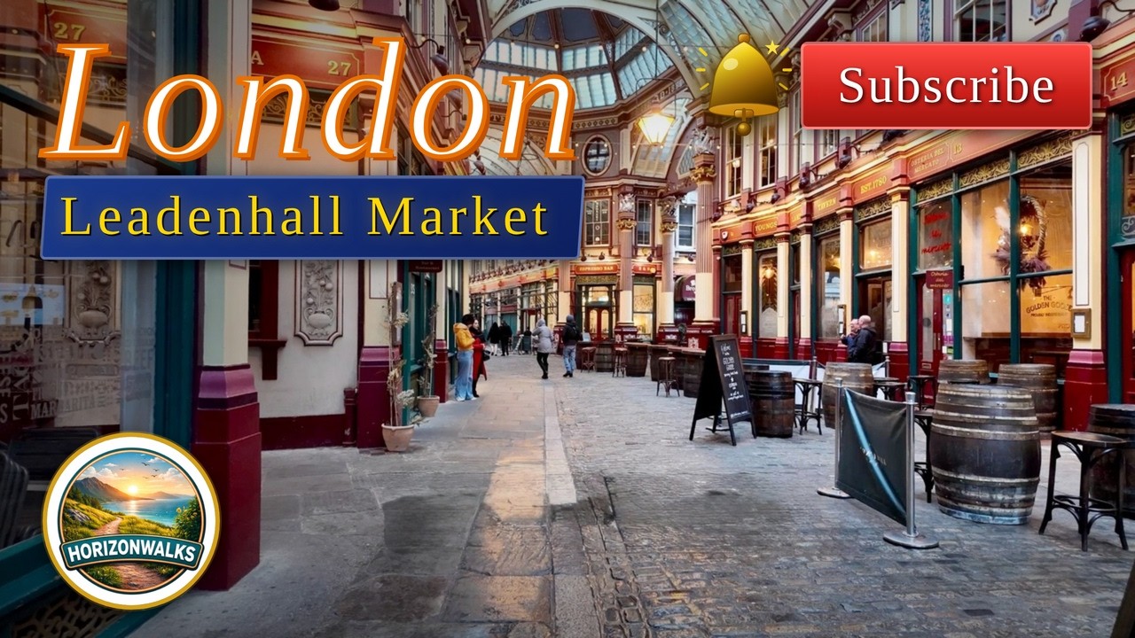 London - Explore Leadenhall Market - 4K