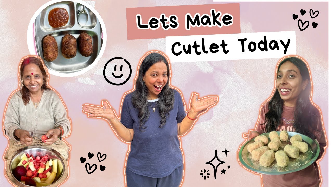 Cooking Homemade Cutlets with Family ❤️ | Fun & Food Time | Making Crispy Cutlets Together