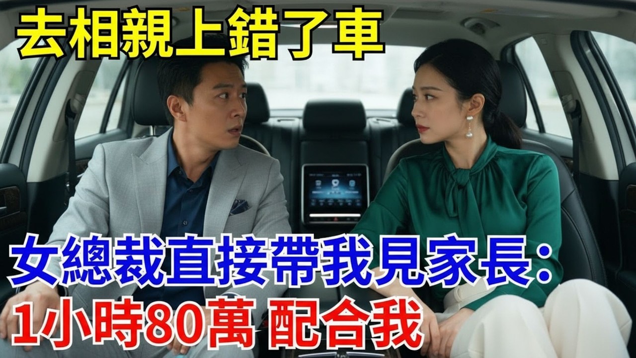 去相親上錯了車，女總裁直接帶我見家長：1小時80萬 配合我。#原創#情感#情感故事#故事#爽文#奇聞#為人處世#生活經驗