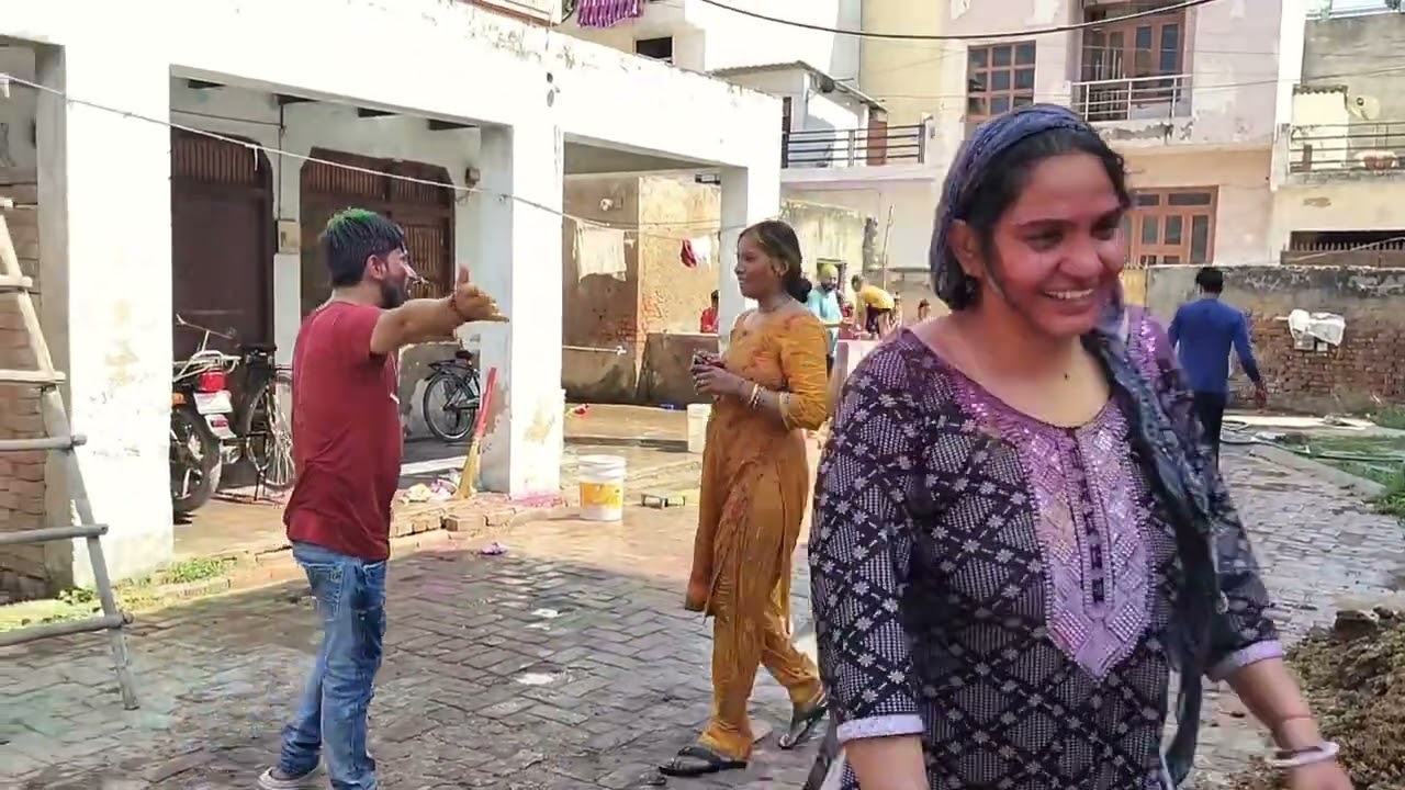होली पर की मस्ती(don't miss the end) 🤣🤣🤣🤣🙏🙏🙏🙏