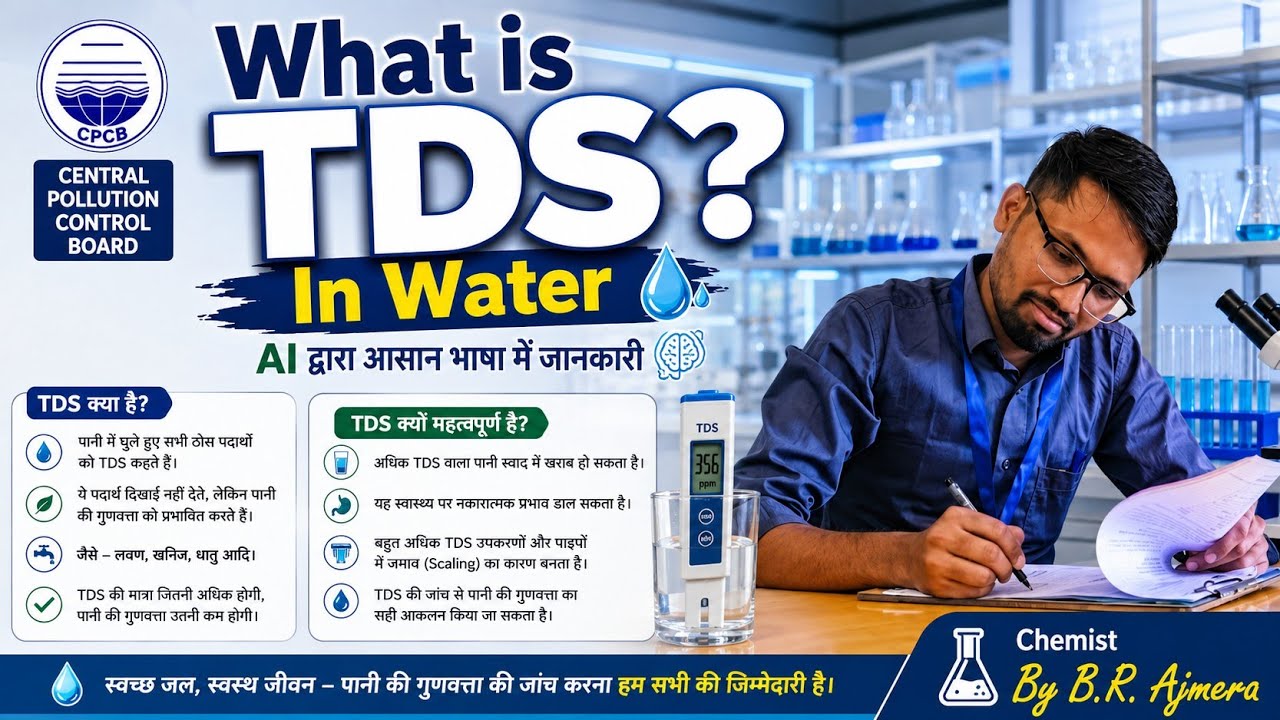 What is TDS? || WATER POLLUTION ANALYSIS || CPCB -SPCB || Environmental Laboratory Testing 