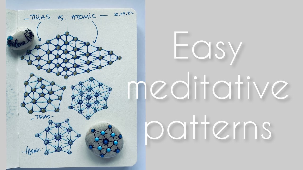 The most meditative tangle patterns