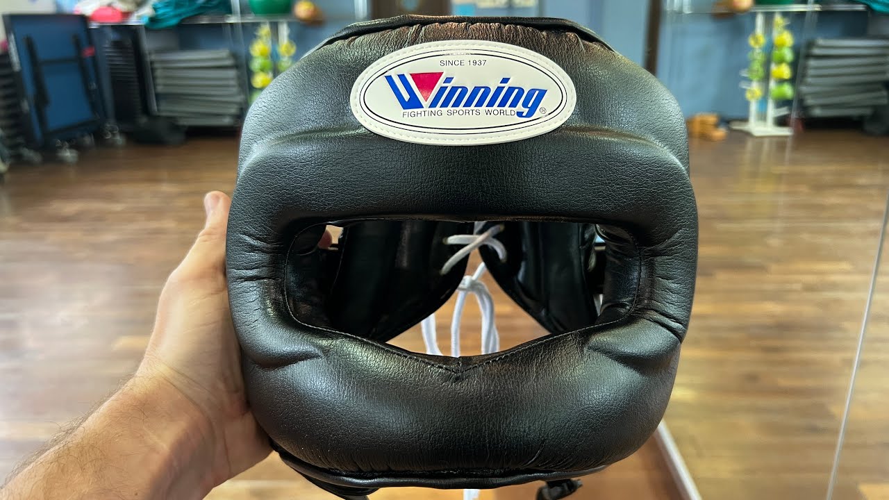Боксерский шлем Winning bumper Custom Green