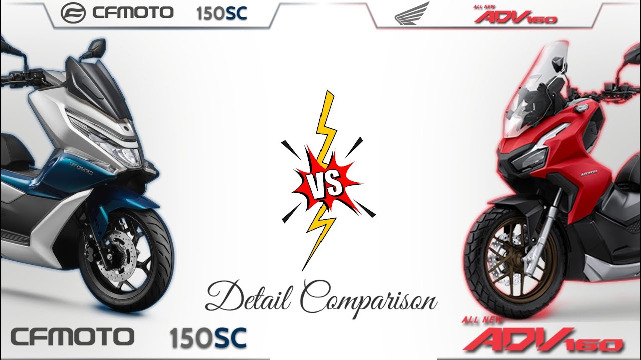 Cf moto 150 sc 🆚 Honda adv 160 | Comparison | Mileage | Top Speed | Price |Bike Informer
