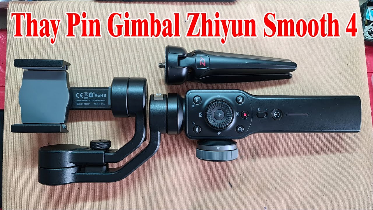 Thay Pin Gimbal Zhiyun Smooth 4 | Vũ Giang Vlogs