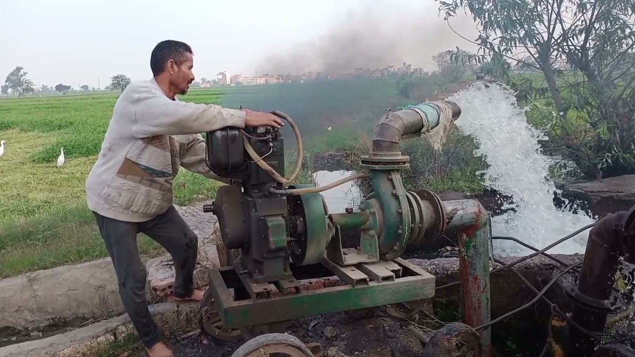 الطريقة الصحيحة لتشغيل وتدوير ماكينة الرى