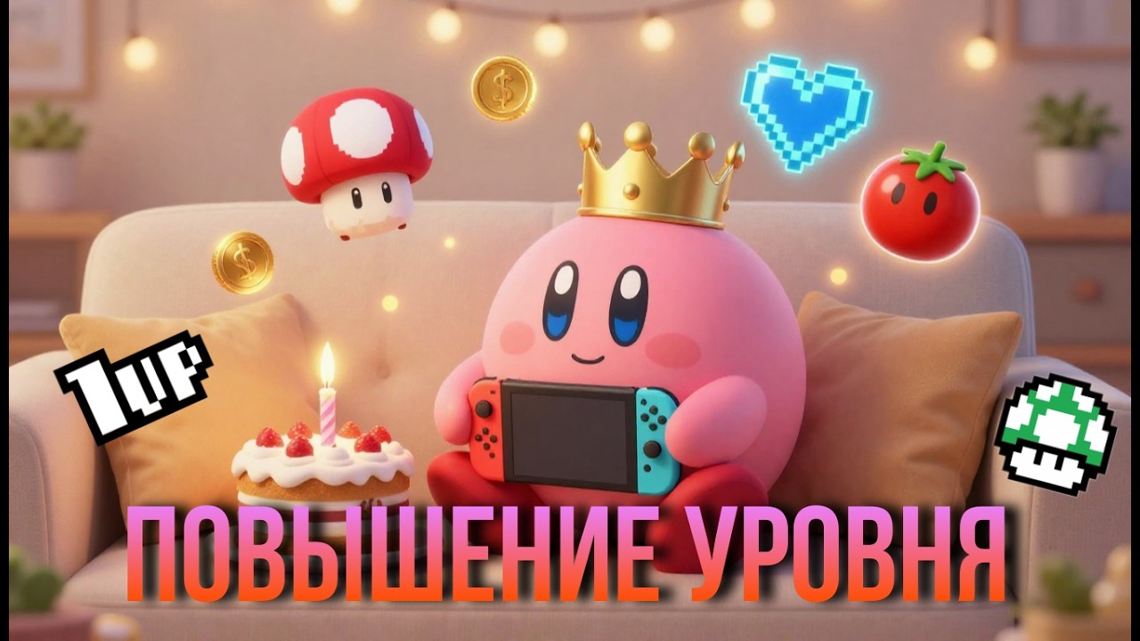 🎁Дожил до нового уровня: праздную др стримом по Нинтендо!🎉