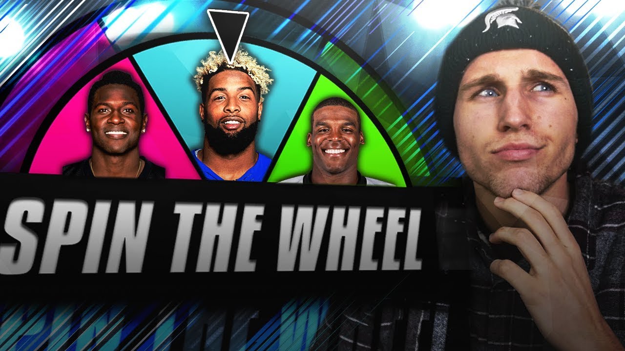 SPIN THE WHEEL OF NFL PLAYERS! Madden 18