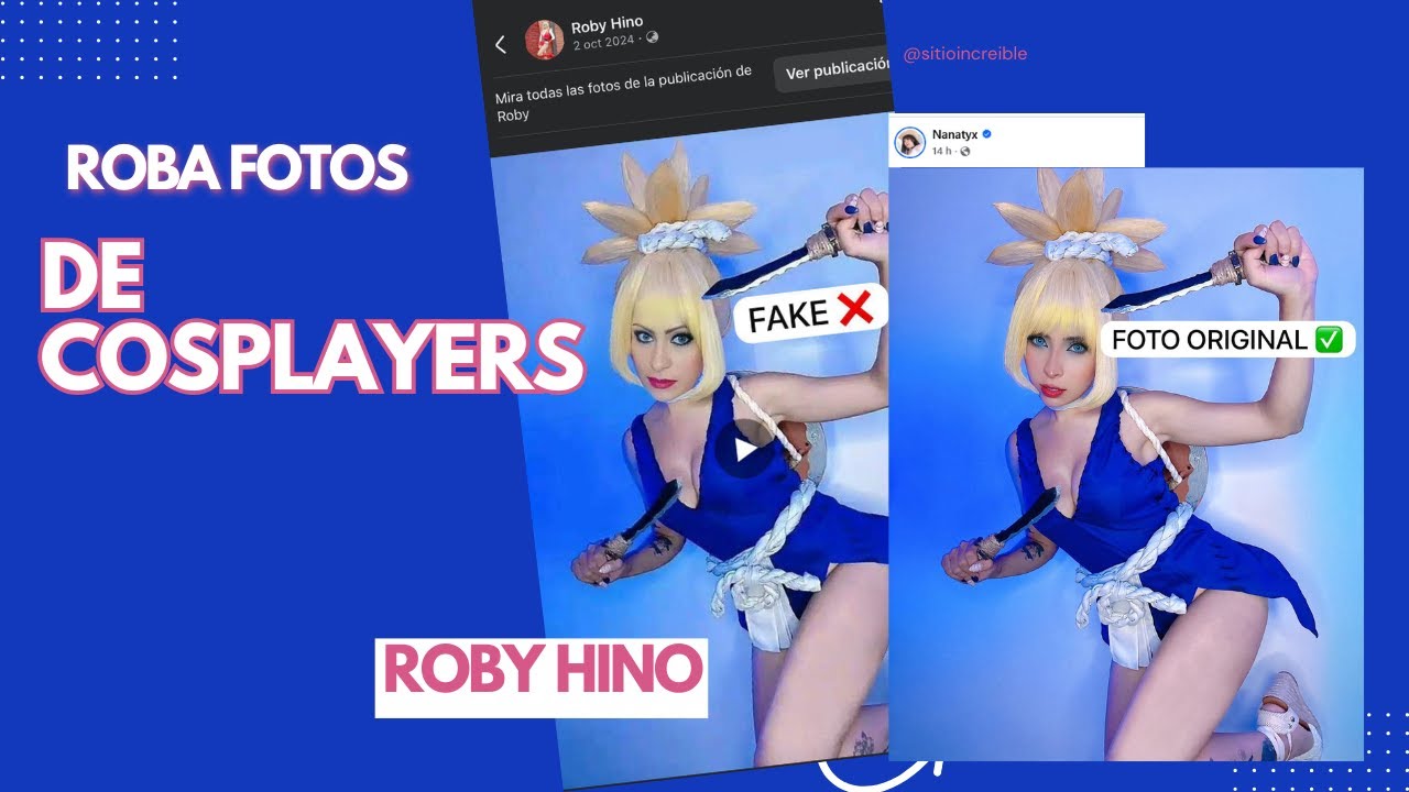 ROBY HINO: acusaciones de robo de fotos en el cosplay