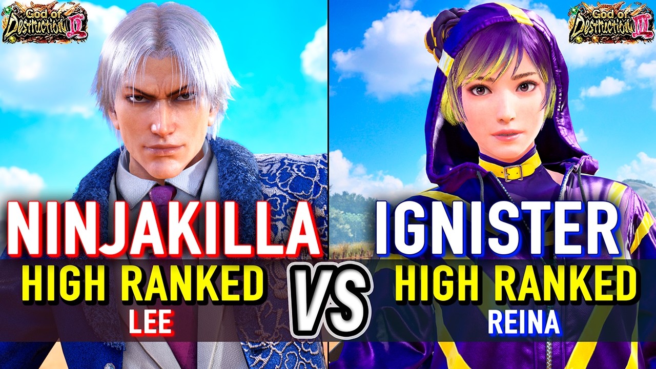 T8 🔥 NINJAKILLA (Lee) vs IGNISTER (Reina) 🔥 Tekken 8 High Level Gameplay