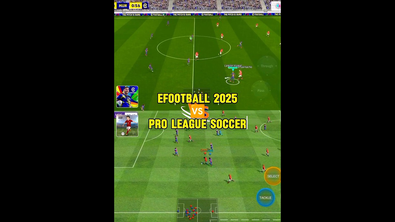 eFootball 2025 🆚 Pro League Soccer #efootball #pls #proleaguesoccer #pes #football #games #shorts
