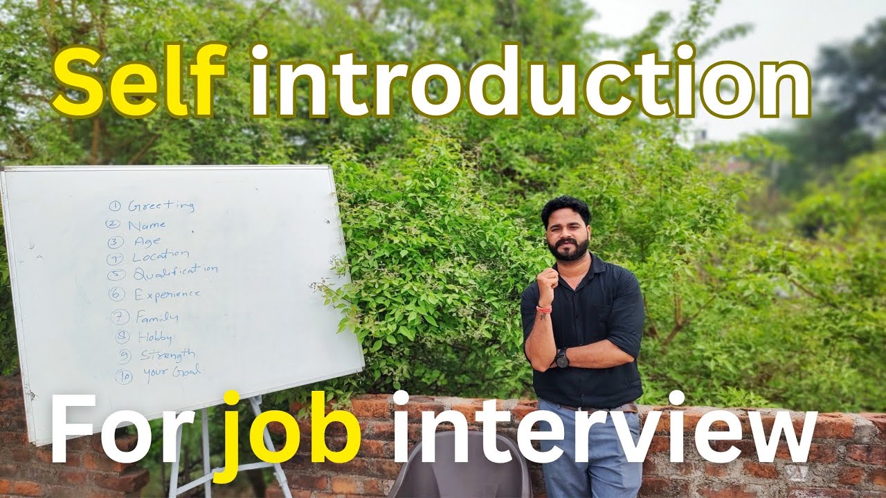 Self introduction in English for Job interview || अपना परिचय कैसे दें? #jobinterview #selfintro